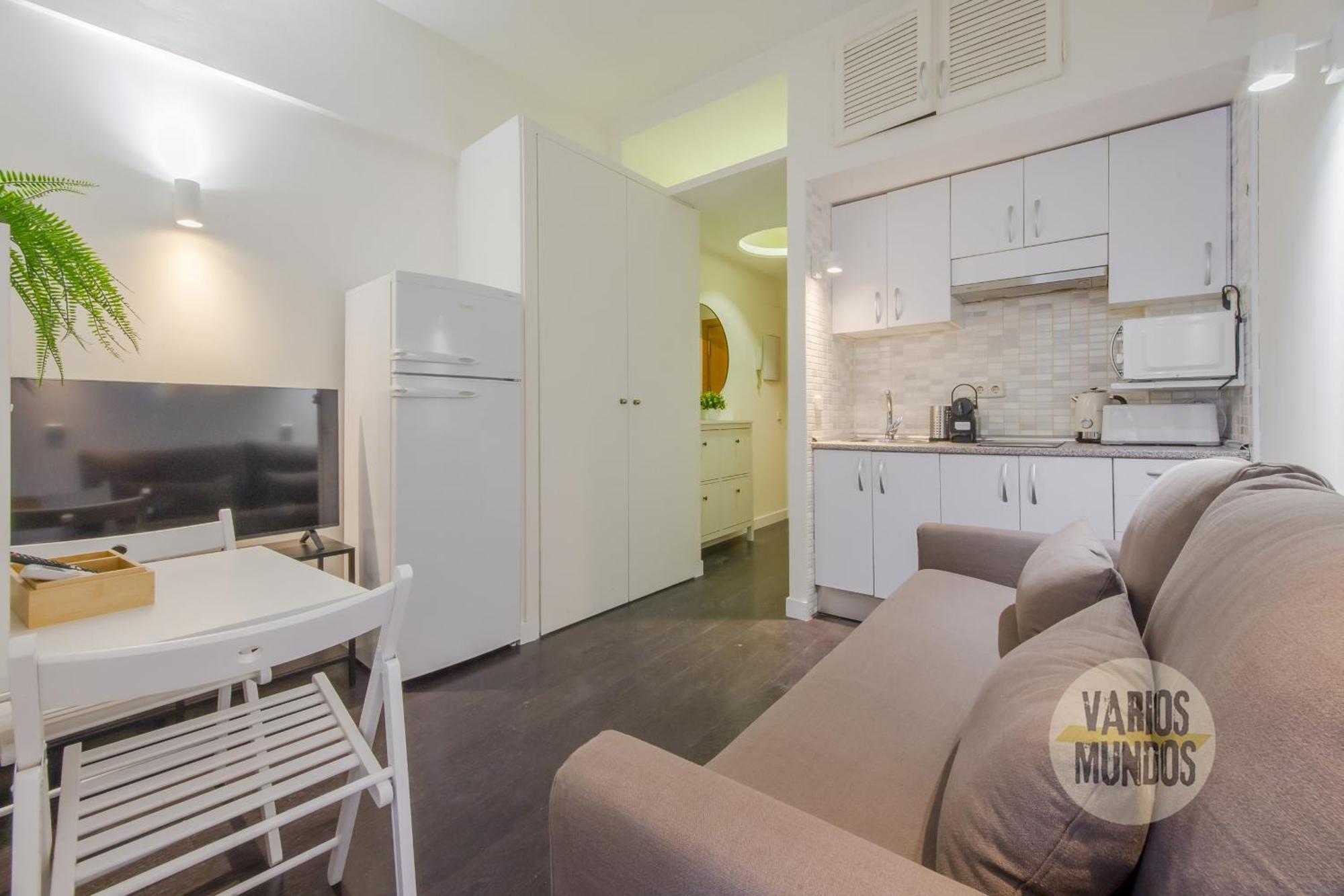 Confortable Apt Para 3 Pax A 1 Min De Gran Via Madryt Zewnętrze zdjęcie