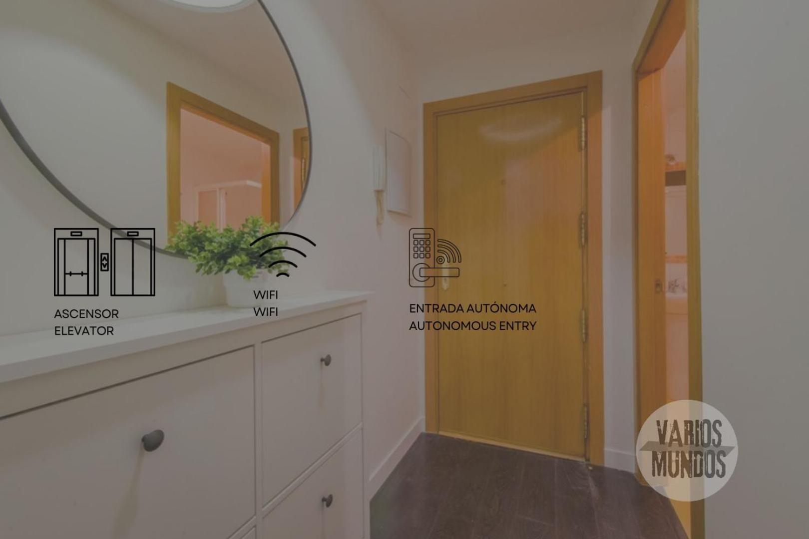 Confortable Apt Para 3 Pax A 1 Min De Gran Via Madryt Zewnętrze zdjęcie