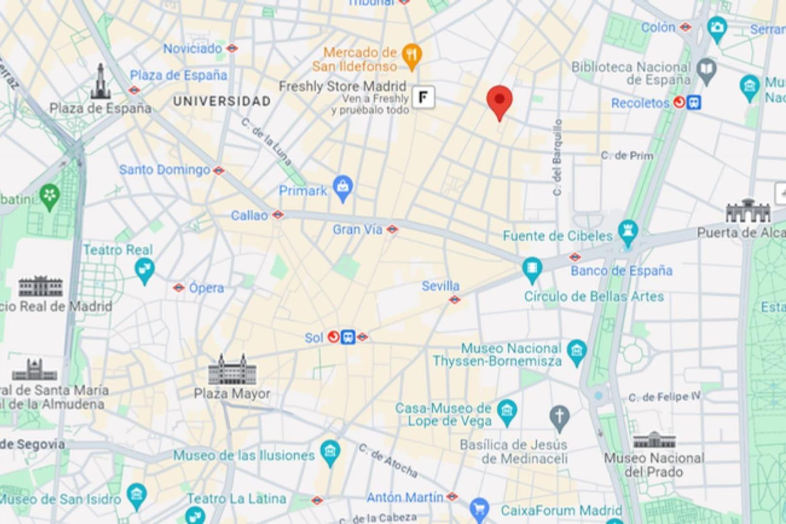 Confortable Apt Para 3 Pax A 1 Min De Gran Via Madryt Zewnętrze zdjęcie